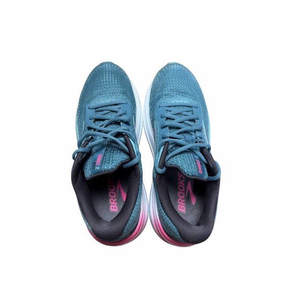Brooks Ghost Max 2 Running Shoes Women Size 10 Medium B Aqua Pink Walking Clean - Picture 6 of 13